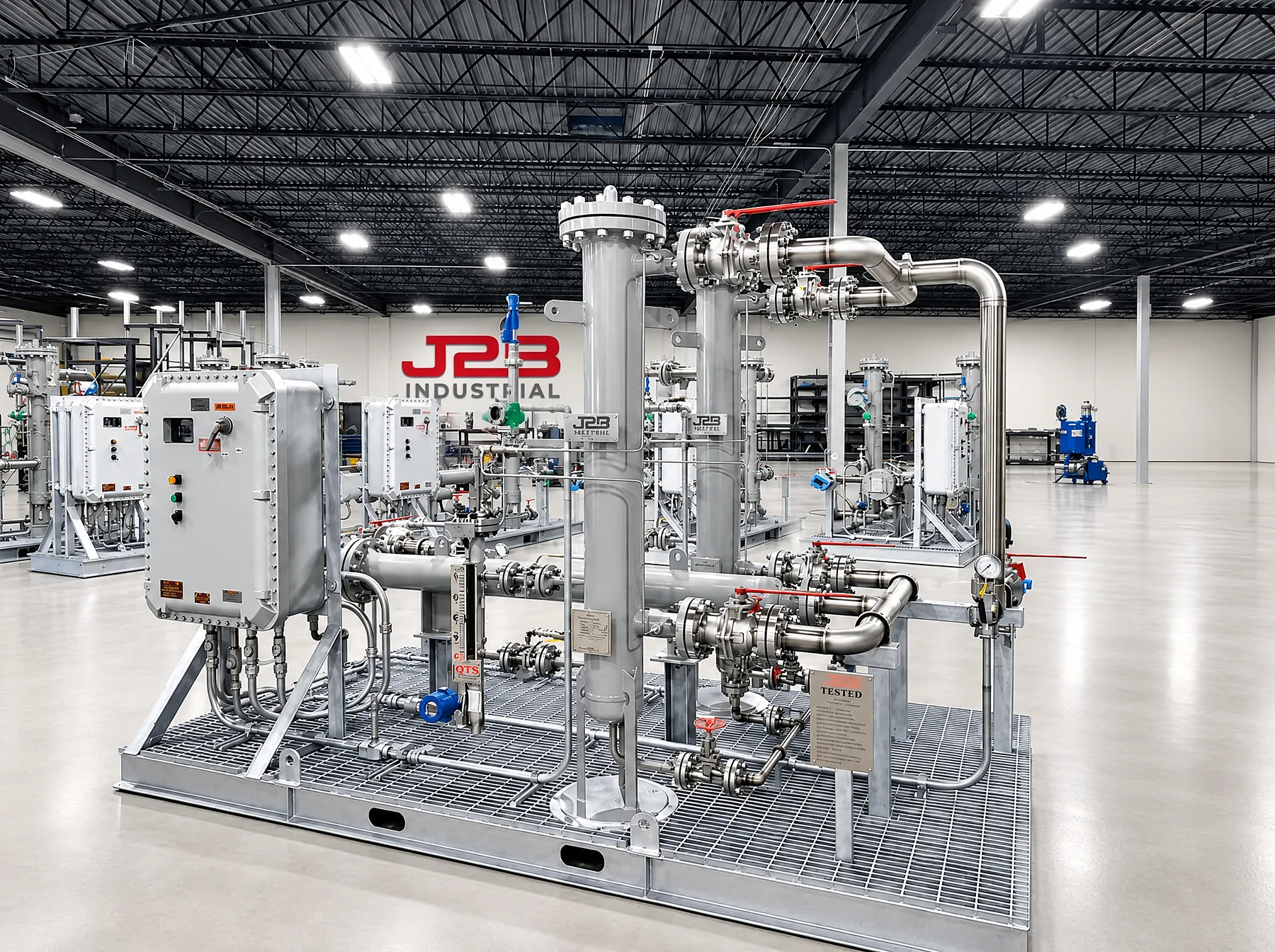 Fuel gas conditioning skids in production at J2B